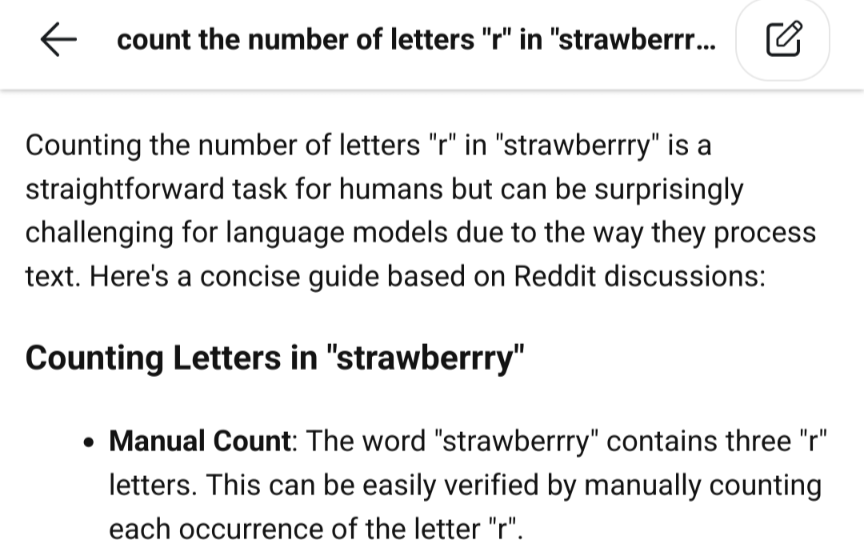 miscounting "r"s in "strawberry"