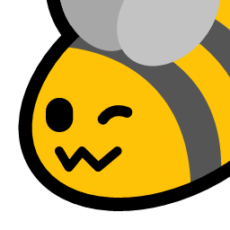 bee wink emoji