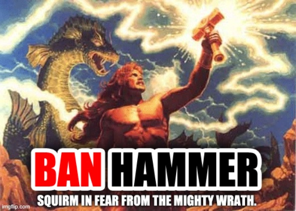 ban hammer