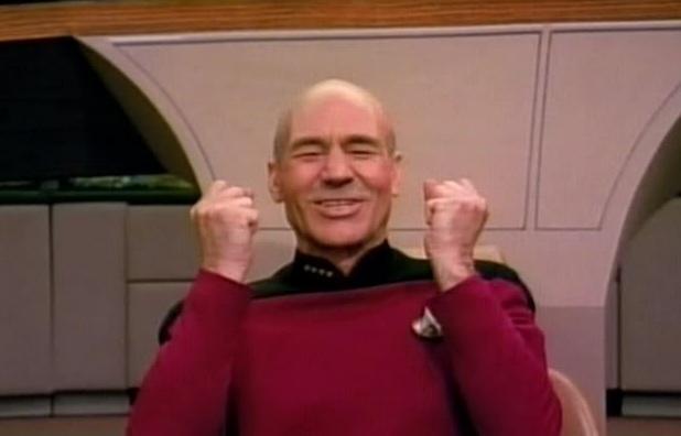 overjoyed Picard