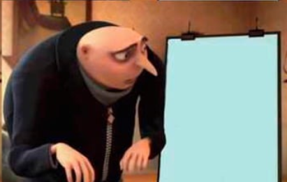 fourth panel of Gru's plan meme format, no text