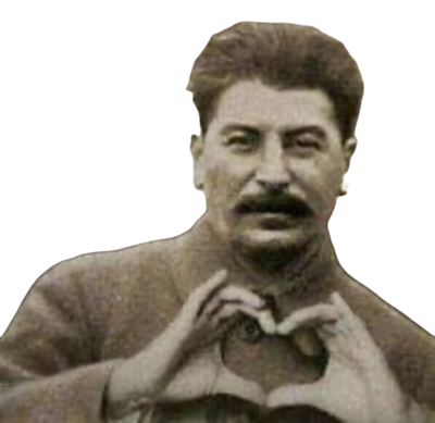 stalin heart hands