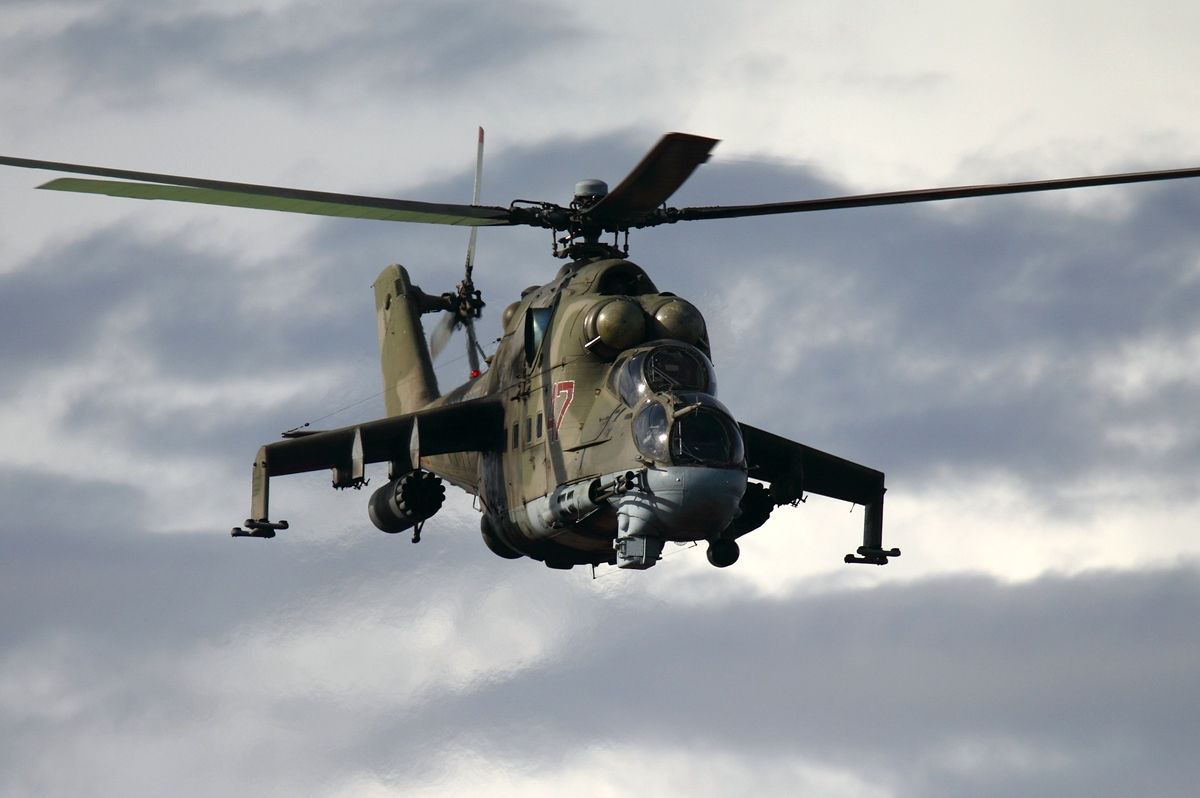 Hind Mi-24 attack helicopter