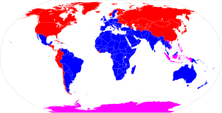 distribution of the two